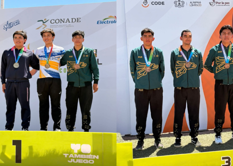 Puebla logra medallas de oro y bronce en ciclismo de ruta