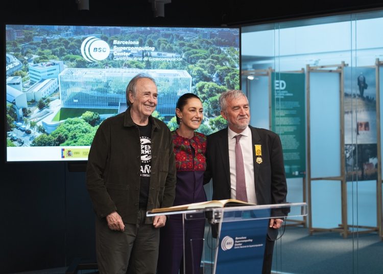 Sheinbaum visita el Barcelona Supercomputing Center para reforzar colaboración en IA