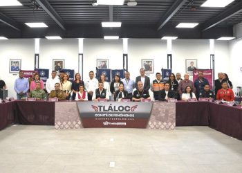 Refuerzan prevención ante lluvias con Comité Tláloc