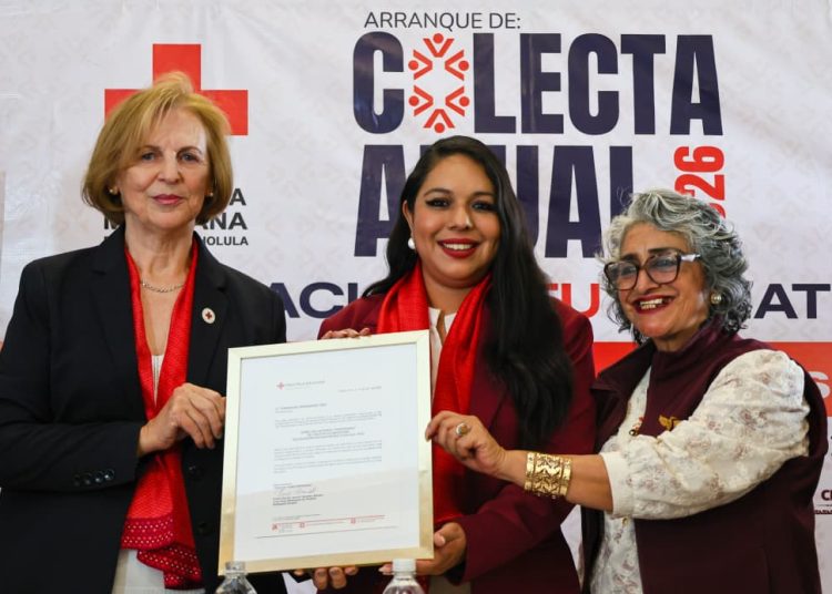 Tonantzin Fernández da inicio a la Colecta Anual de la Cruz Roja
