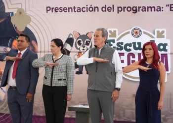 Llevan programa Escuela Segura a alumnos a CE Profesor Gregorio de Gante