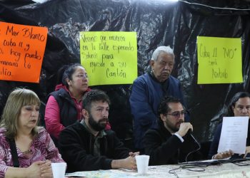 Desalojados en CDMX mantendrán plantón en Mundial 2026
