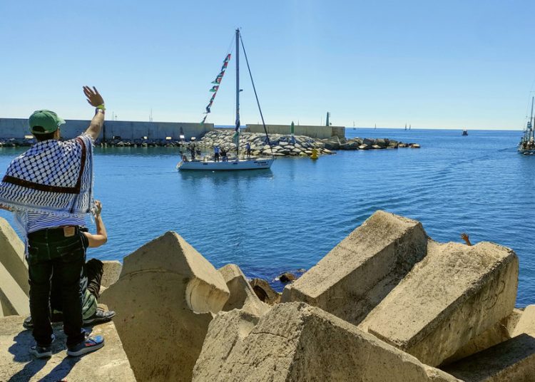 Global Sumud Flotilla zarpa de Barcelona rumbo a Gaza