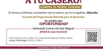 Infonavit abre venta de Vivienda del Bienestar en Puebla