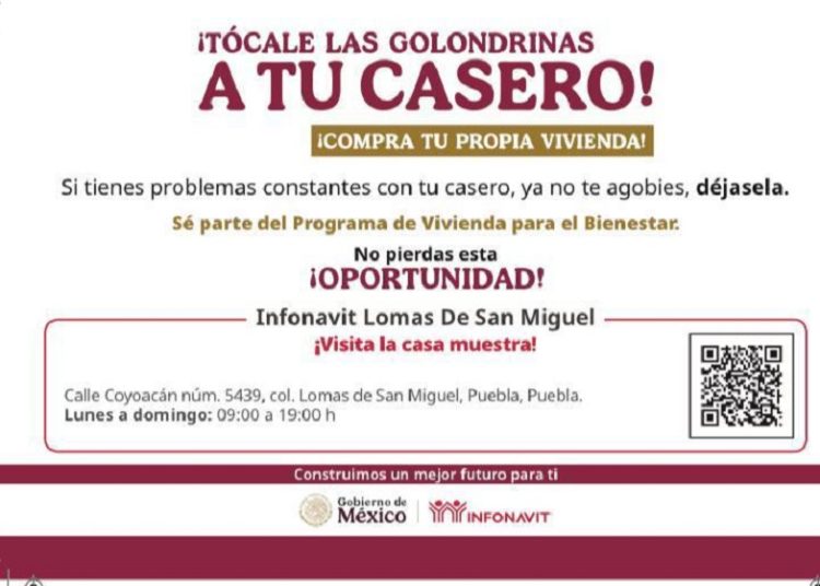 Infonavit abre venta de Vivienda del Bienestar en Puebla