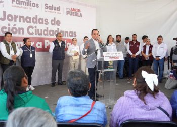 Ofrecen servicios de salud en Jornada Ciudadana en Texmelucan