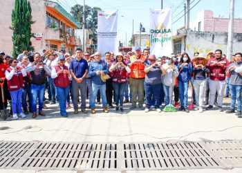 Tonantzin Fernández encabeza limpieza preventiva en Mixquitla