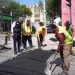 Pepe Chedraui supervisa bacheo en la 17 Sur