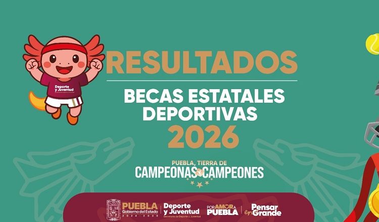 Anuncian becas deportivas 2026 en Puebla