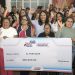 Lupita Cuautle entrega apoyos económicos a planteles educativos del municipio