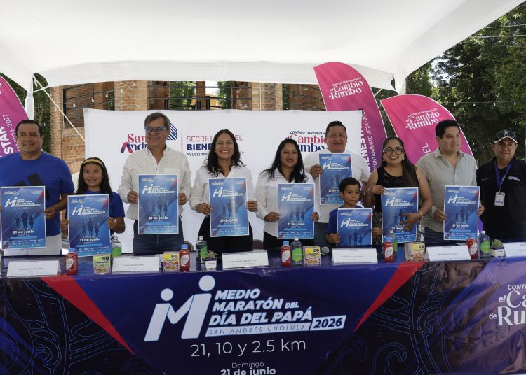 Lupita Cuautle anuncia el Medio Maratón del Día del Papá 2026