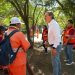 Supervisan labores de limpieza de Parque Amanda