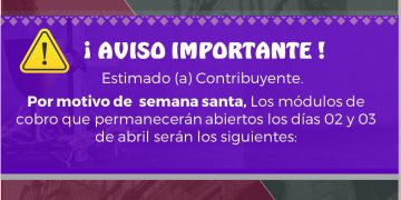 Anuncia Ayuntamiento de Puebla horarios en cajas de Tesorería por Semana Santa