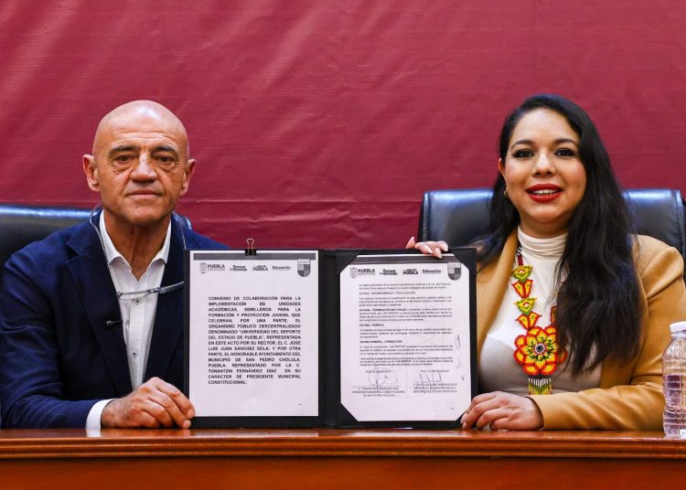 Tonantzin Fernández impulsa oportunidades deportivas para la juventud de San Pedro Cholula