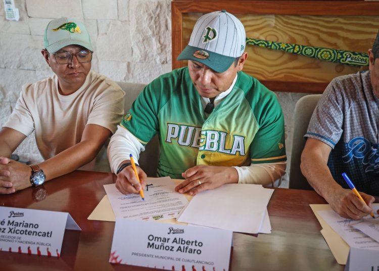 Omar Muñoz refrenda alianza con Pericos de Puebla