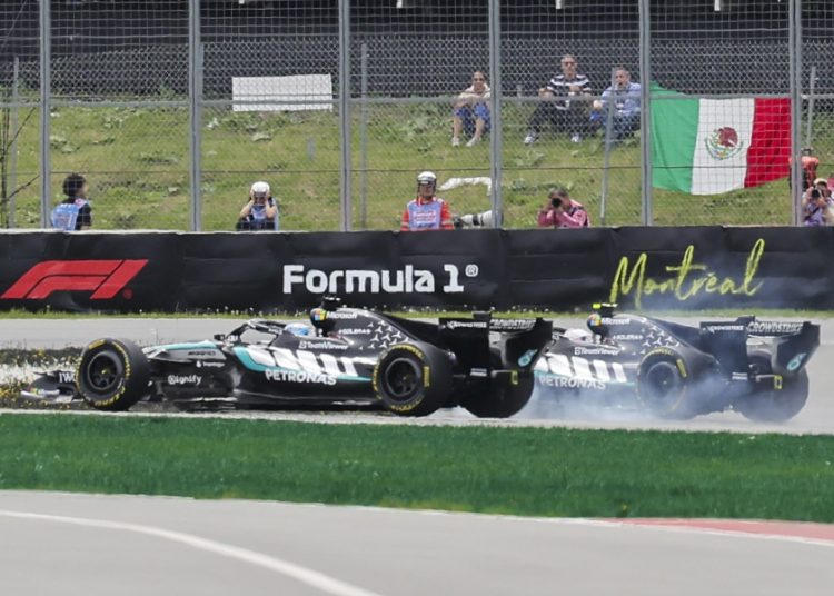 Russell ganó el sprint de Montreal, el primer ‘encontronazo’ Mercedes