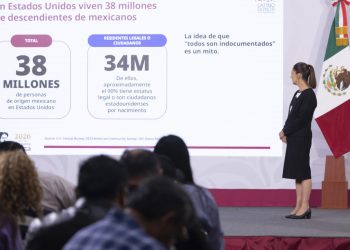 Sheinbaum niega actividad política de consulados en EE.UU.