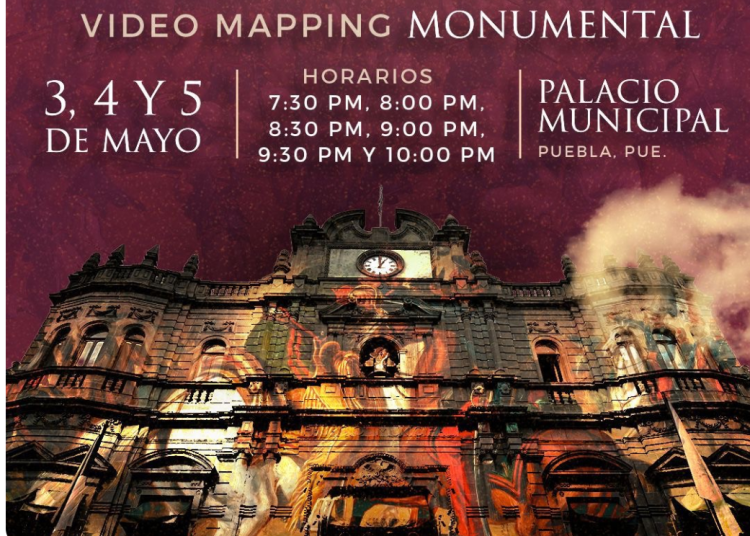 Gobierno de Pepe Chedraui conmemora Batalla de Puebla con videomapping