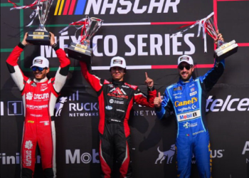Helio Meza se estrena como ganador de la Nascar México Series en Puebla