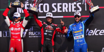Helio Meza se estrena como ganador de la Nascar México Series en Puebla