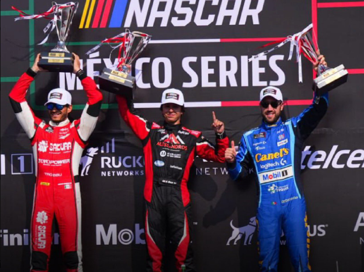 Helio Meza se estrena como ganador de la Nascar México Series en Puebla
