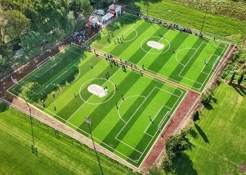 Omar Muñoz inaugura Deportivo Chautenco en Cuautlancingo