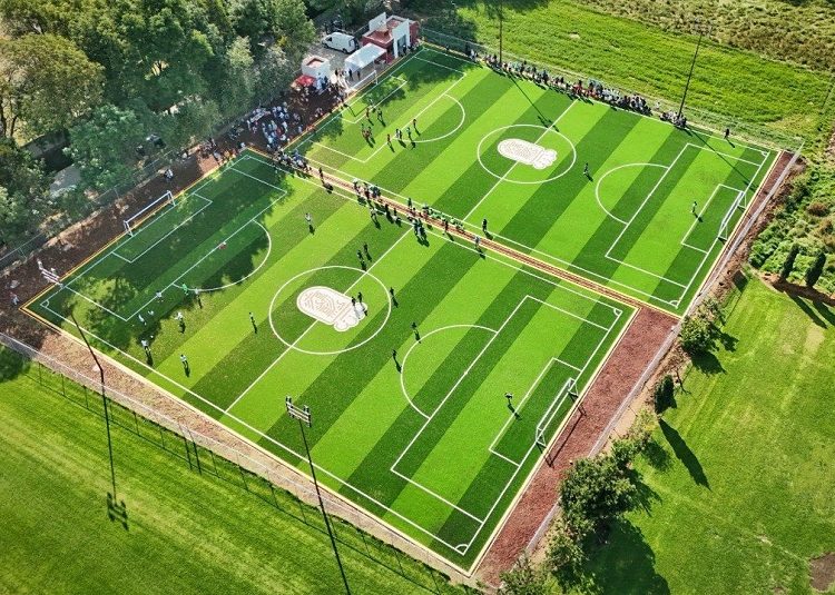 Omar Muñoz inaugura Deportivo Chautenco en Cuautlancingo