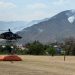 Por Aire y por tierra, Gobierno combate incendio forestal en Zautla