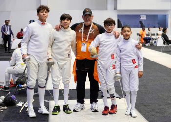 Talento poblano destaca en jornada de esgrima en olimpiada 2026
