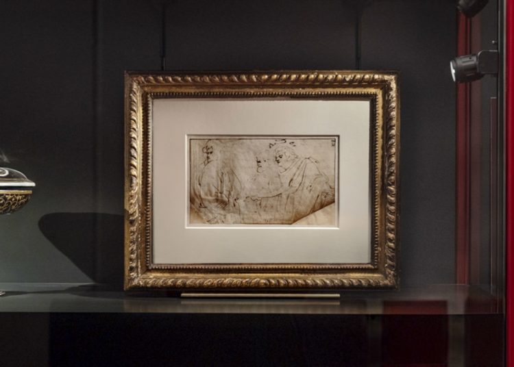 A la luz un dibujo y un manuscrito de Rubens