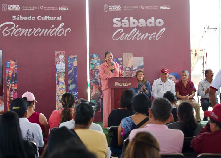 Realiza Bienestar sábado cultural en San Felipe Hueyotlipan