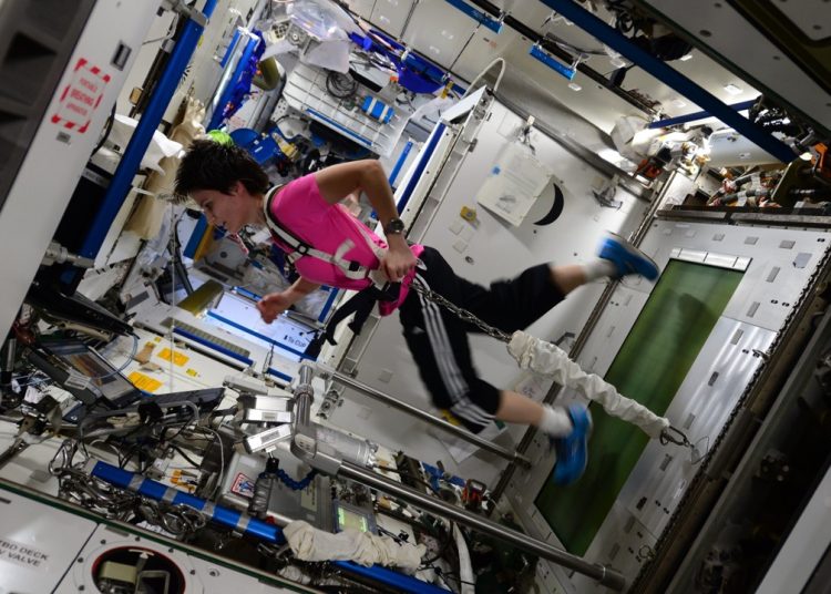 Entrenamiento y nutrición en los astronautas