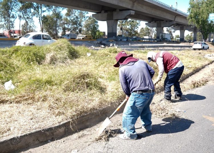 Ayuntamiento de Puebla interviene 215 mil m² en bajo puentes