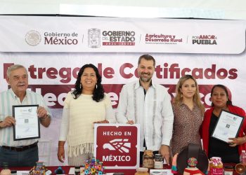 Entregan 98 certificados ‘Hecho en México’ a productores poblanos