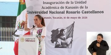 Sheinbaum inaugura sede de la UNRC en Yucatán