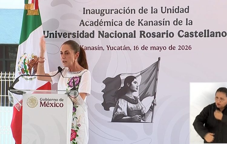 Sheinbaum inaugura sede de la UNRC en Yucatán