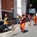 Trabajadores de Limpia protestan por aumento salarial de 4%