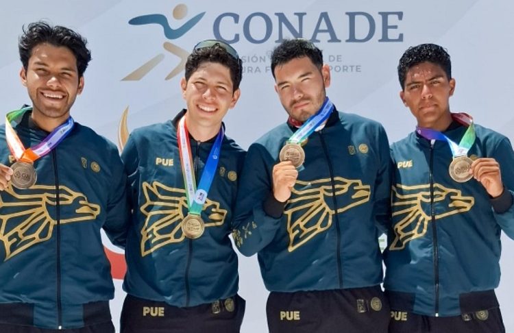 Puebla conquista oro histórico en remo