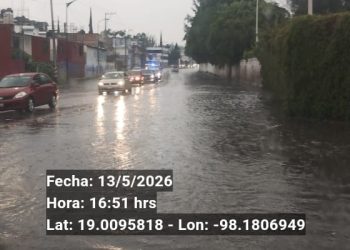 Agua de Puebla atiende distintos puntos de encharcamiento en la ciudad