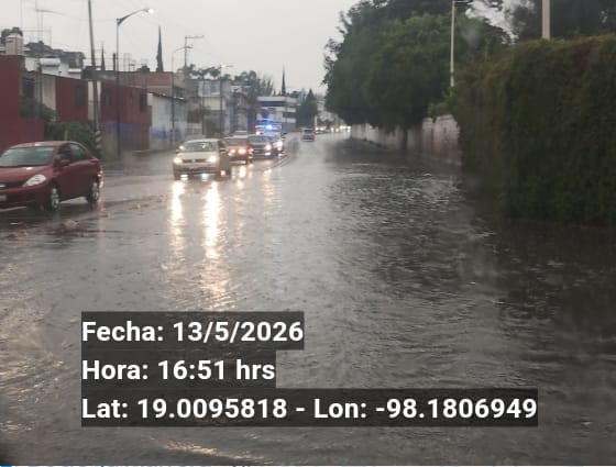 Agua de Puebla atiende distintos puntos de encharcamiento en la ciudad