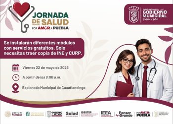 Cuautlancingo albergará Mega Jornada de Salud gratuita
