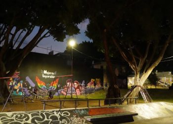Pepe Chedraui logra cobertura total de luminarias led en Barrio de Xonaca