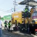 Pepe Chedraui supervisa trabajos del tren de pavimentación en Vicente Guerrero