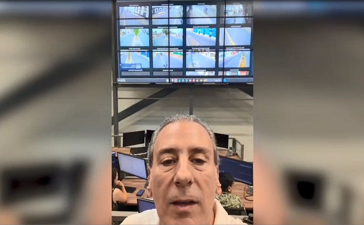 Pepe Chedraui supervisa monitoreo con Puebla 360