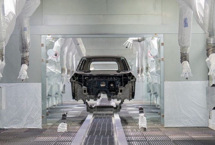 VW opera nave de pintura sin combustibles fósiles