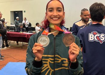 Valeria Ruedas es plata en kumite -61 kg en ON26