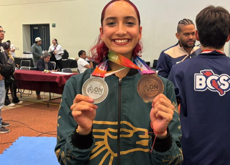Valeria Ruedas es plata en kumite -61 kg en ON26
