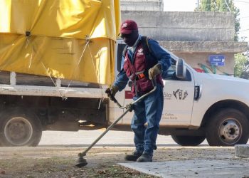 Refuerzan poda y chapeo en Puebla capital