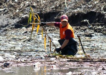 Retiran más de 60 toneladas de basura para prevenir inundaciones