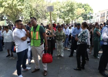 Participan 12 mil trabajadores del ayuntamiento en Simulacro Nacional
